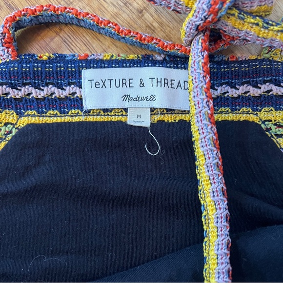 MADEWELL Texture & Thread Tie-Shoulder Tank Top in Rainbow Crochet - Picture 6 of 6